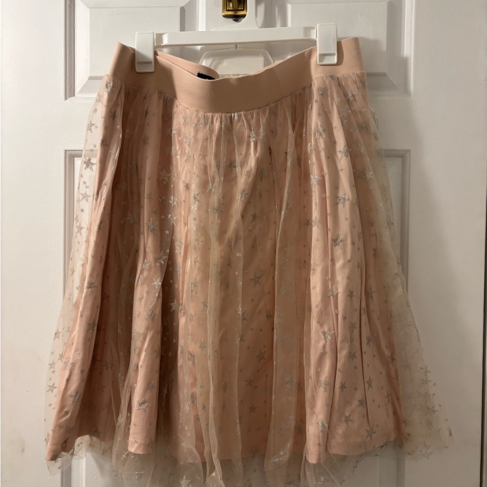 Torrid Pink A-Line Knee-Length Skirt with Pleats